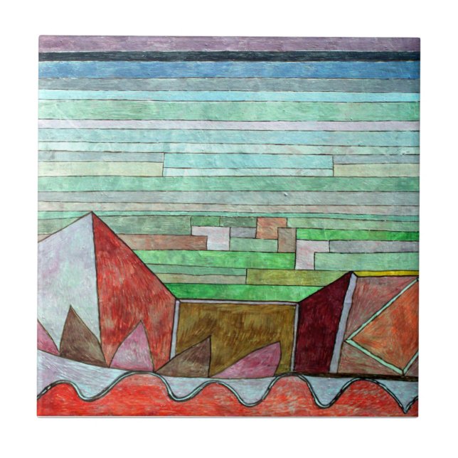 Carreau Klee - Vue sur le pays fertile (Devant)