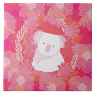Carreau Koala Flower of life