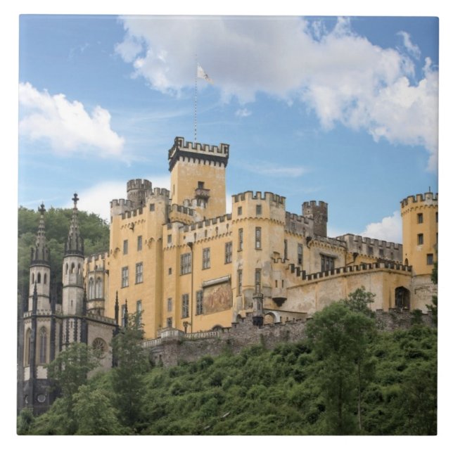 Carreau Koblenz, Allemagne, Château de Stolzenfels, Schlos (Devant)