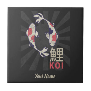 Carreau Koi Fish Japonais Nishikigoi Carp