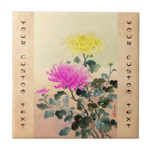 Carreau Koitsu Tsuchiya Chrysanthemum des fleurs japonaise