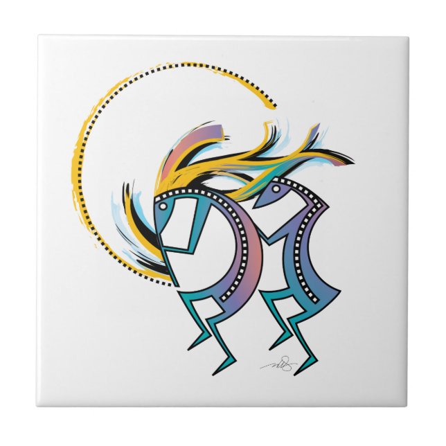 Carreau Kokopelli et Kokopelli Mana (Devant)