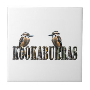 Carreau Kookaburras est le mot fait avec des Kookaburras,