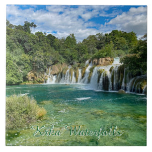 Carreau Krka Cascades en Croatie télévoyage panoramique
