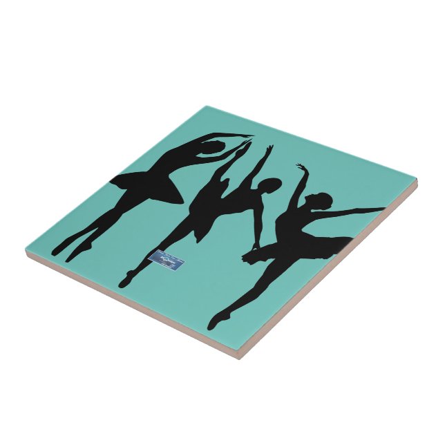 Carreau L-Turquoise(Ballet Trio) RFPMDesigns 2024 (Côté)