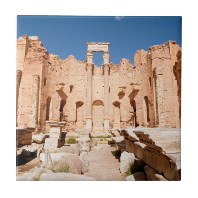 Carreau La basilique sévérienne, Leptis Magna, Al Khums 2 (Devant)