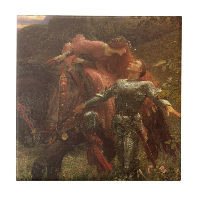 Carreau La Belle Dame sans Merci de Sir Frank Dicksee (Devant)