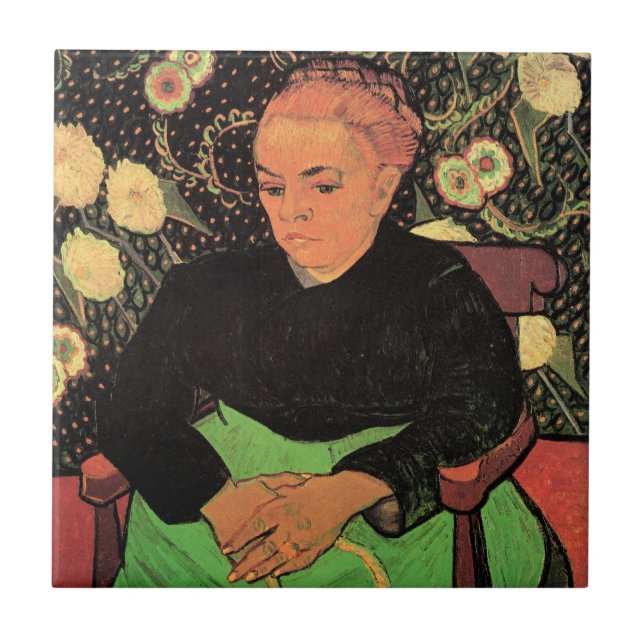 Carreau La Berceuse (Augustine Roulin) de Vincent van Gogh (Devant)