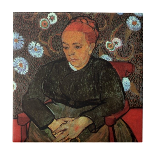 Carreau La Berceuse (Augustine Roulin) de Vincent van Gogh (Devant)