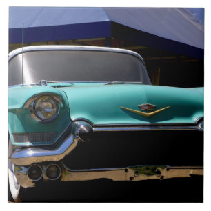 Carreau La Cadillac décapotable verte d'Elvis Presley à