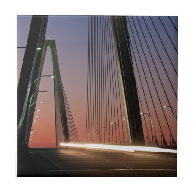 Carreau La Caroline du Sud, pont de Jr. d'Arthur Ravenel (Devant)