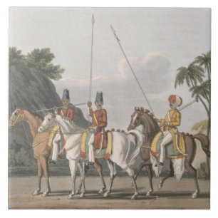 Carreau La cavalerie irrégulière, armée du Bengale 1817