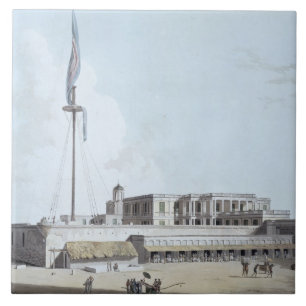 Carreau La Chambre de gouvernement, fort St George,