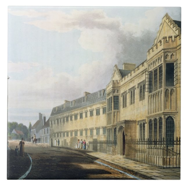 Carreau La Chambre du premier maître, école de herse, de (Devant)