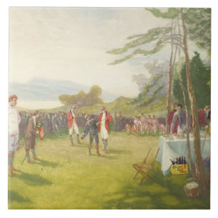 Carreau La chose du club, éditée par Boupil et Cie.