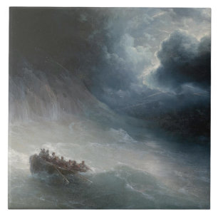 Carreau La colère des mers (par Ivan Aivazovsky)