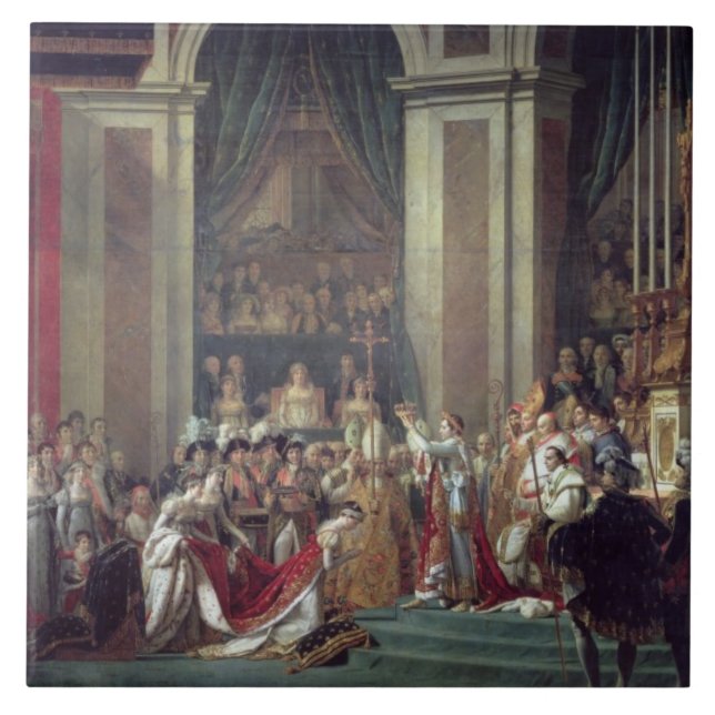 Carreau La consécration du napoléon d'empereur (Devant)