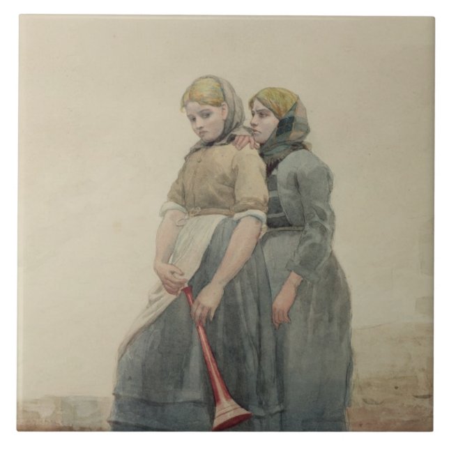 Carreau La corne de brume, 1883 (la semaine) (Devant)