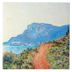 Carreau La Corniche près de Monaco par Claude Monet