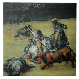 Carreau La corrida, c.1825 (huile sur la toile)