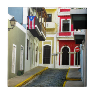 Carreau la couleur de vieux San Juan Porto Rico