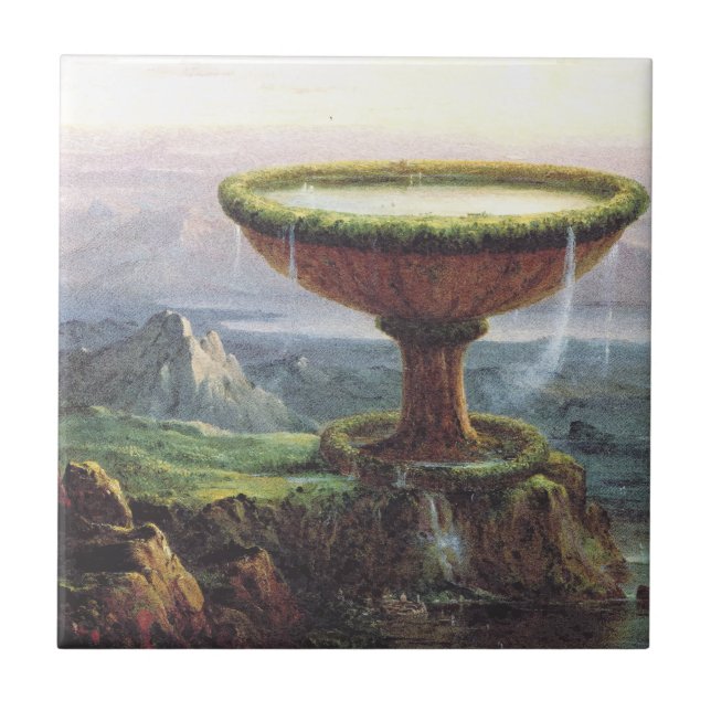 Carreau La coupe du Titan par Thomas Cole (Devant)
