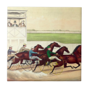 Carreau La course de chevaux SUPÉRIEURE est ma vie