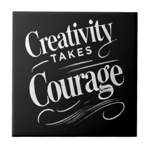Carreau La créativité prend du courage inspiré par l'art