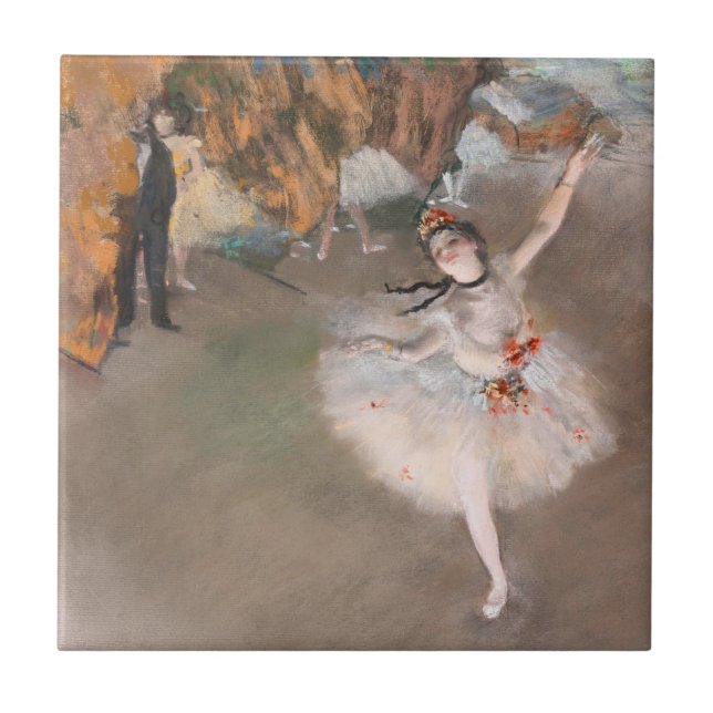 Carreau La danseuse étoile sur scène Edgar Degas Ballet (Devant)