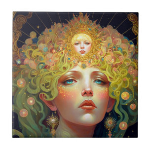 Carreau La déesse surréaliste Art Imaginaire