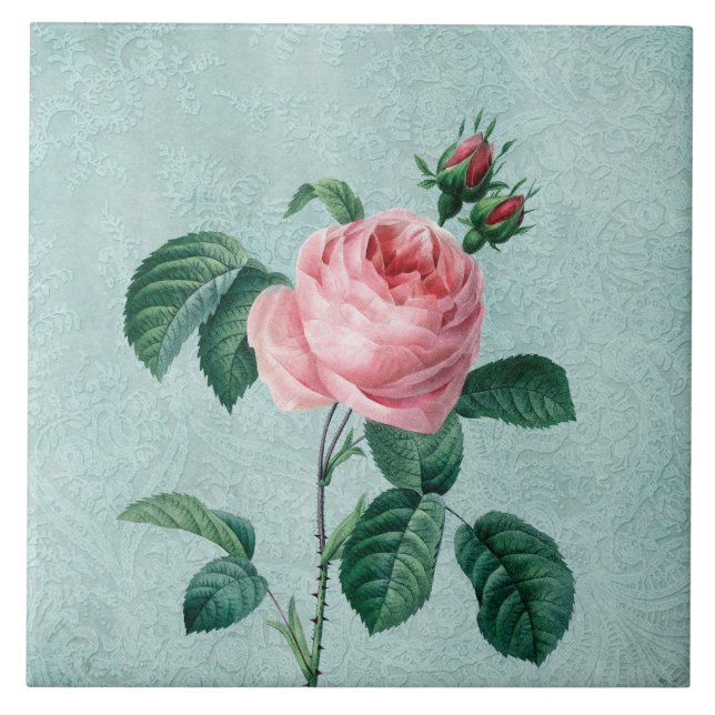 Carreau La dentelle romantique s'est levée (Devant)