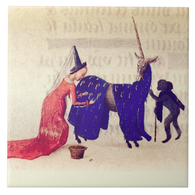 CARREAU LA DERNIÈRE AJUSTER LES TRAPPINGS SUR UNICORN DÉTE (Devant)