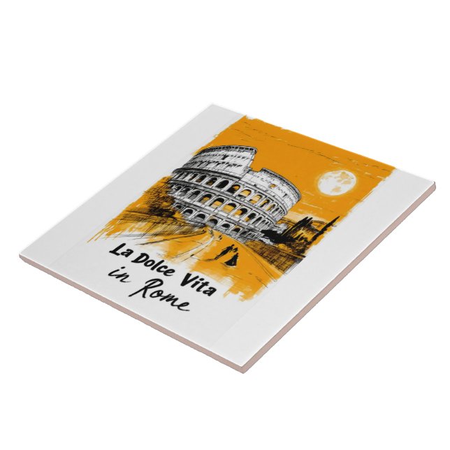 Carreau La Dolce Vita - Poster Art (Côté)