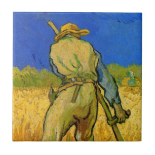 Carreau La Faucheuse (après Millet) par Vincent van Gogh