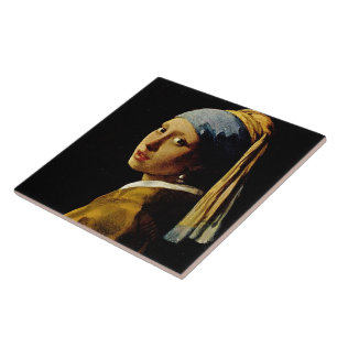 Carreau La fille avec un Turban / la fille avec l'oreille