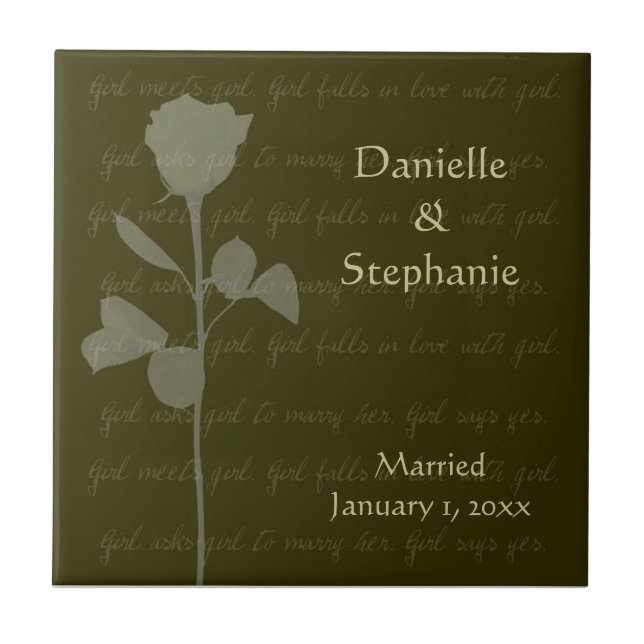 Carreau La fille rencontre la fille (Devant)