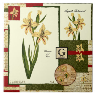 Carreau La fleur d'août