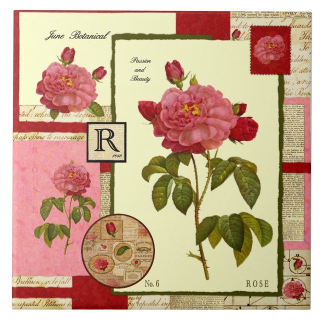 Carreau La fleur de juin (Devant)