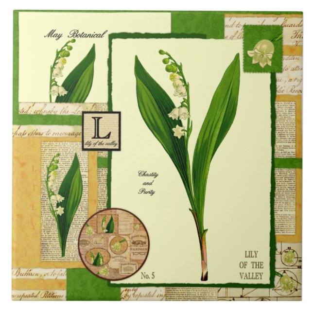 Carreau La fleur de mai (Devant)