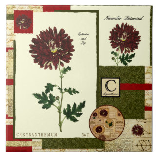 Carreau La fleur de novembre