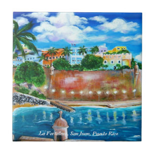 Carreau La Fortaleza, San Juan, Porto Rico - tuile