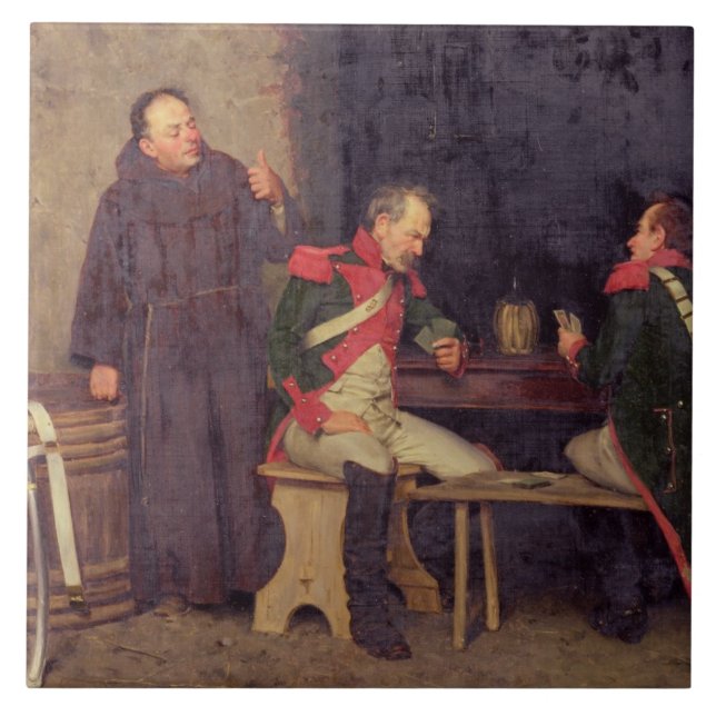 Carreau La fraude (huile sur toile) (une de paires - voyez (Devant)