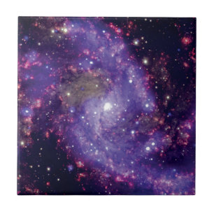 Carreau La galaxie des Feux d'Artifice Photo de l'espace e