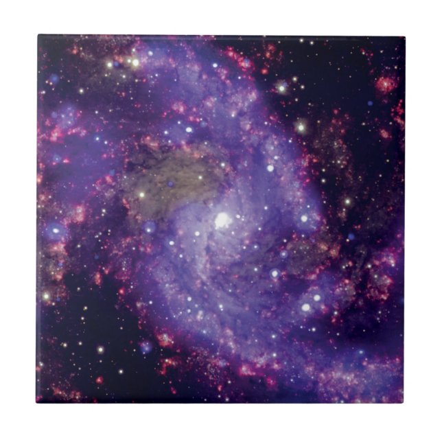 Carreau La galaxie des Feux d'Artifice Photo de l'espace e (Devant)