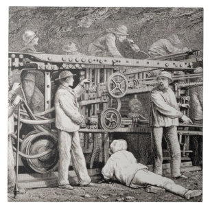 Carreau La galerie avancée du côté français du lundi