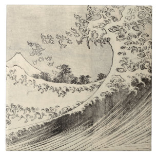 Carreau La Grande Vague (par Katsushika Hokusai)