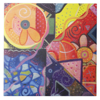 Carreau La joie de la tuile de la conception VII