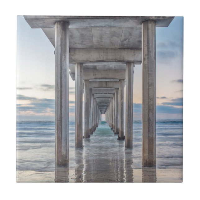 Carreau La Jolla, Scripps Pier (Devant)