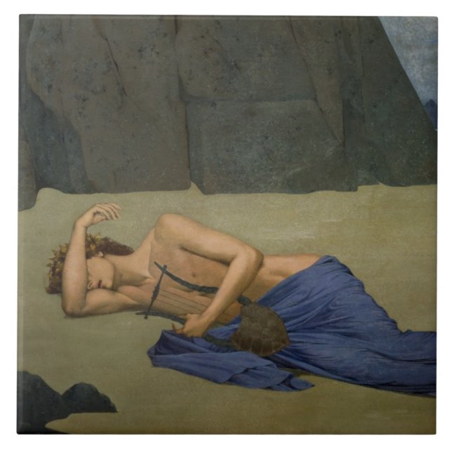 Carreau La lamentation d'Orphée (Devant)