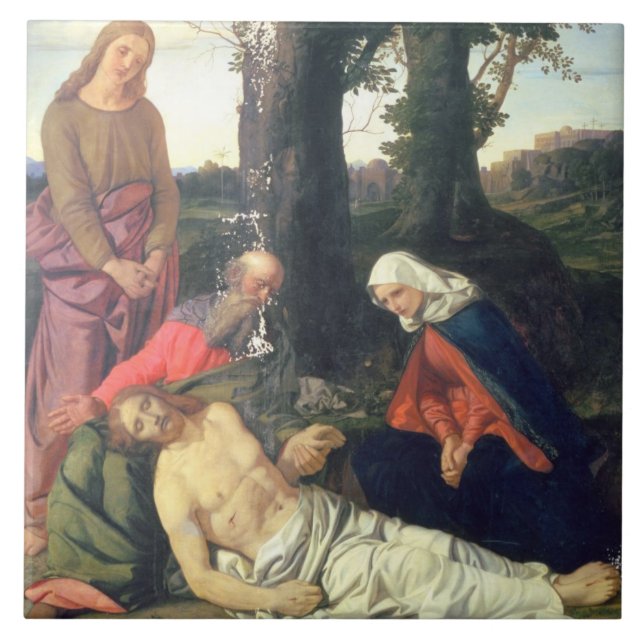 Carreau La lamentation du Christ mort (Devant)